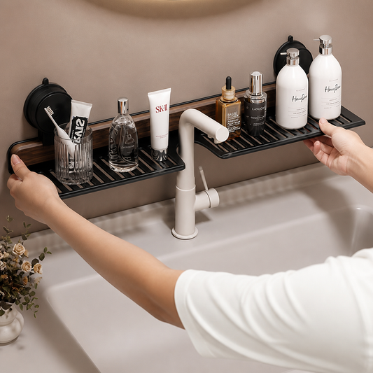 BathShelf™ boorvrij badkamerrek met zuignap