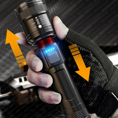 NightForge krachtige LED zaklamp