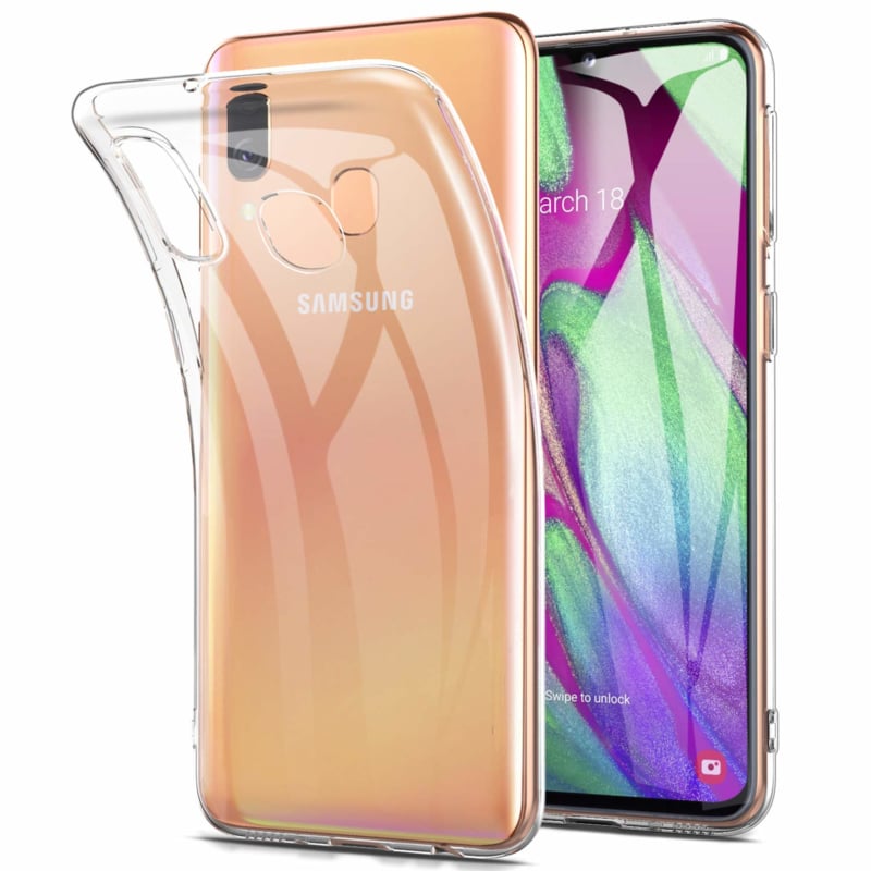 Galaxy A40 transparant TPU hoesje