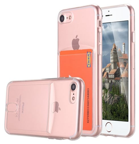 iPhone 7 / 8 / SE TPU Hoesje Met Pasjesvakje