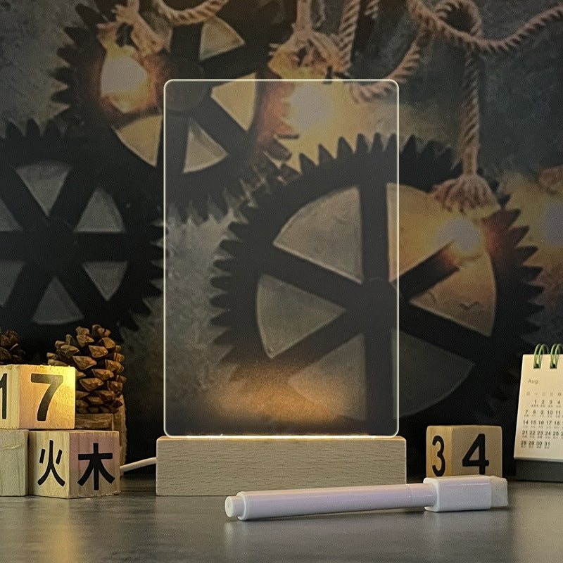 BrightNote LED nachtlampje memobord