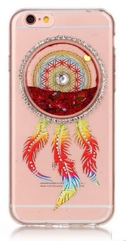 iPhone 6 Plus / 6S Plus TPU dromenvanger glitter hoesje
