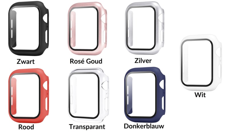 Apple Watch Series 10/11 42MM Hoesje met Gehard Glas