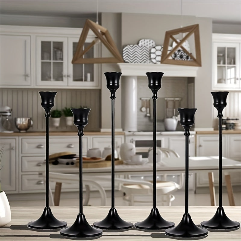 Goudlicht vintage kaarsenhouderset