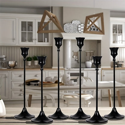 Goudlicht vintage kaarsenhouderset