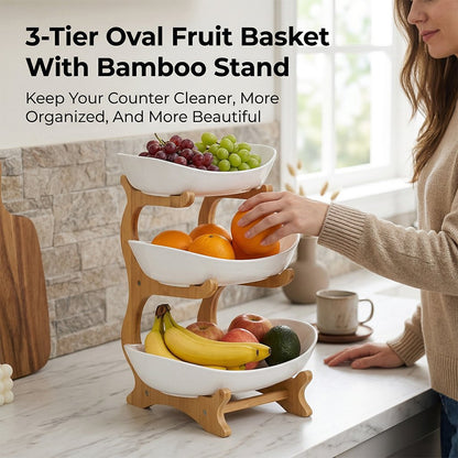 FruitElegant bamboe fruitmand