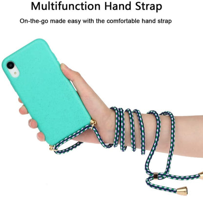 Apple iPhone Xr crossbody TPU hoesje mint