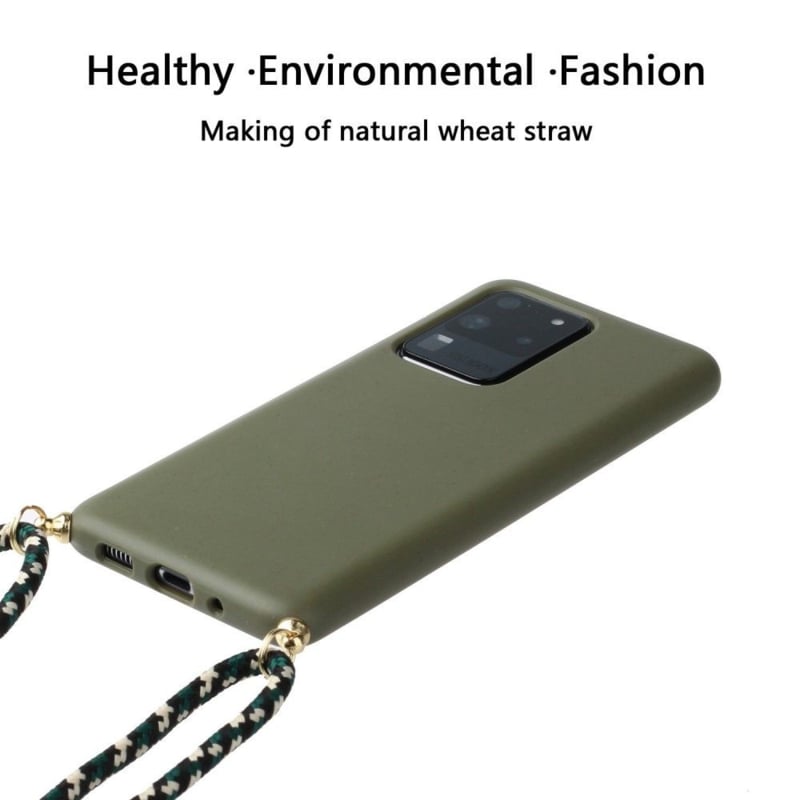 Galaxy S20 Ultra Crossbody TPU hoesje met koord