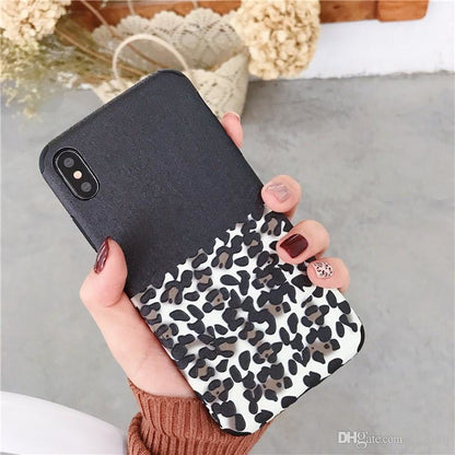 iPhone X / Xs Soft TPU Hoesje Luipaard Print