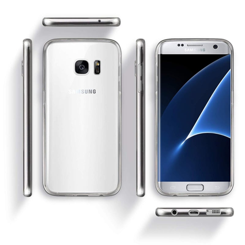 Galaxy S7 Edge 360° Ultra Clear Hoesje