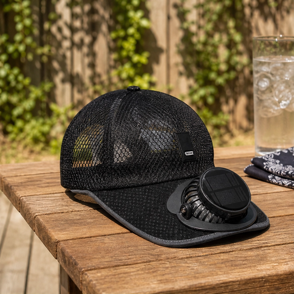 BreezeGuard zonnehoed met ventilator