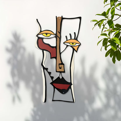 BohoFace metalen wanddecoratie