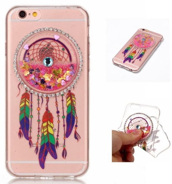 iPhone 6 Plus / 6S Plus TPU dromenvanger glitter hoesje
