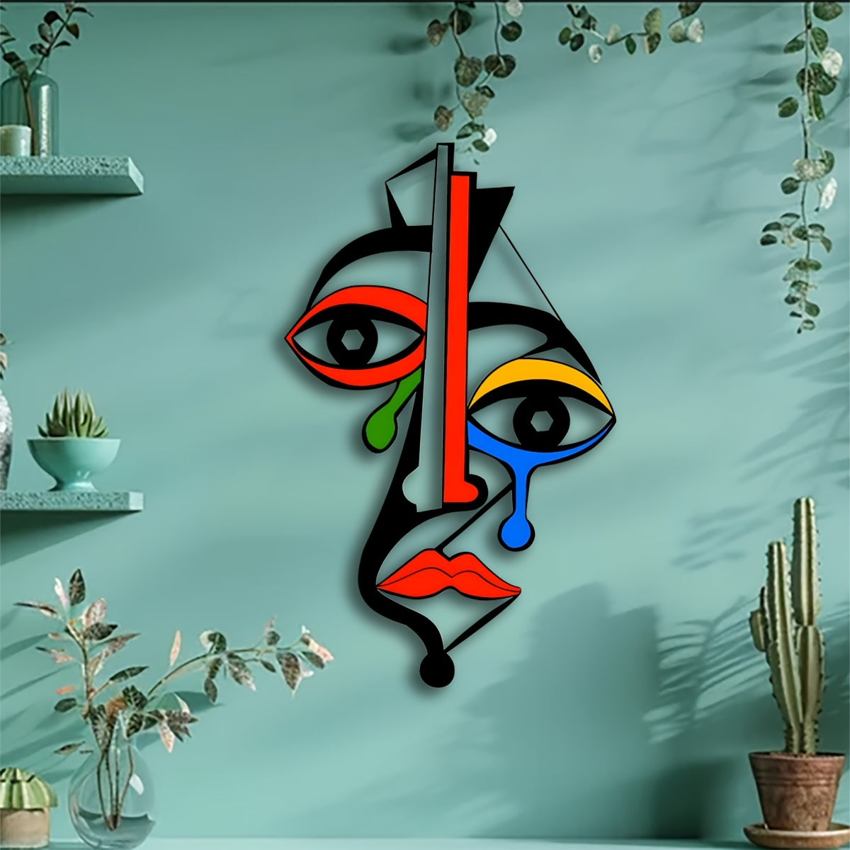 FaceForm Metalen Wandkunst