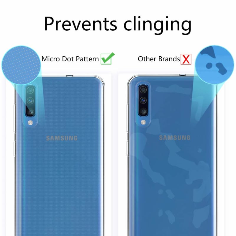 Galaxy A70 Transparant TPU Hoesje