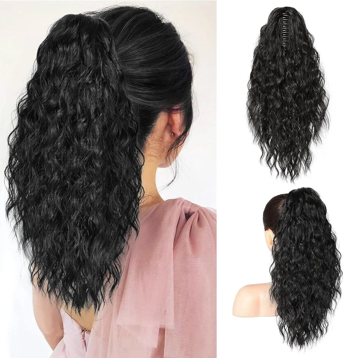 EasyPony krullende haarextensie 46 cm