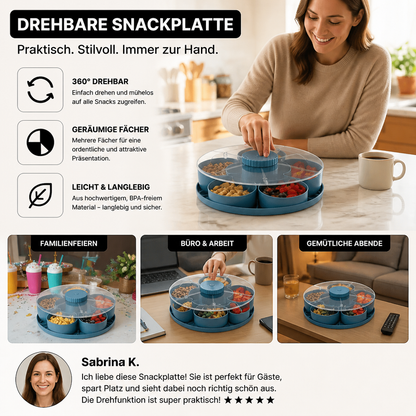 SnackSpin draaibare serveerschaal