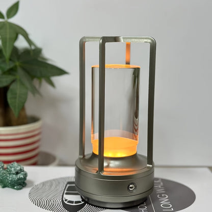 CrystalGlow oplaadbare LED tafellamp