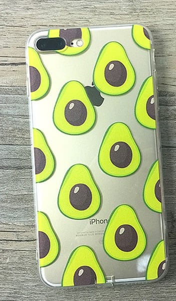 iPhone 7 Plus / 8 Plus TPU hoesje avocado print