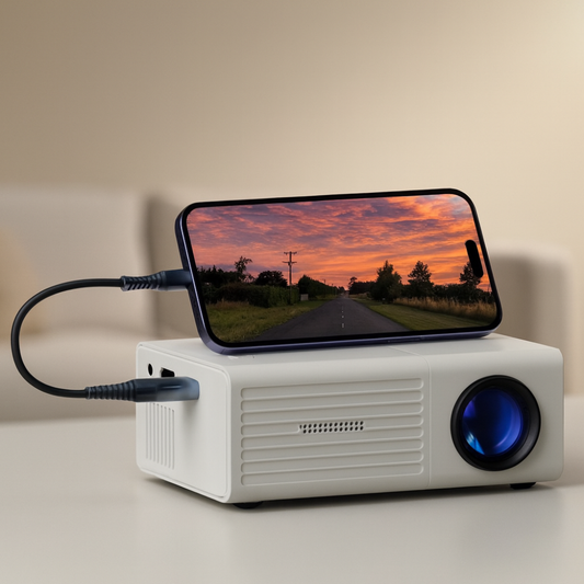 Draagbare HD Mini Beamer 3000 Lumen