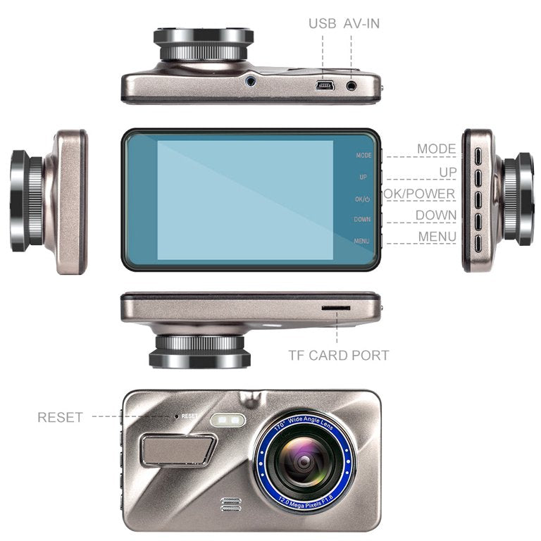 RoadGuard DuoCam draadloze dashcam