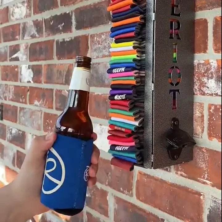 CoolStation blikjeskoeler houder met flessenopener
