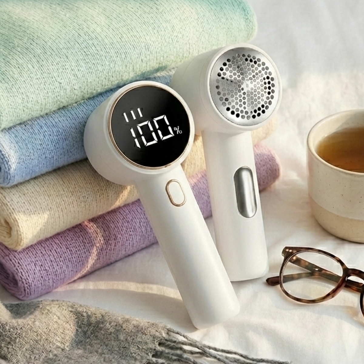 FuzzClean oplaadbare pluizentondeuse
