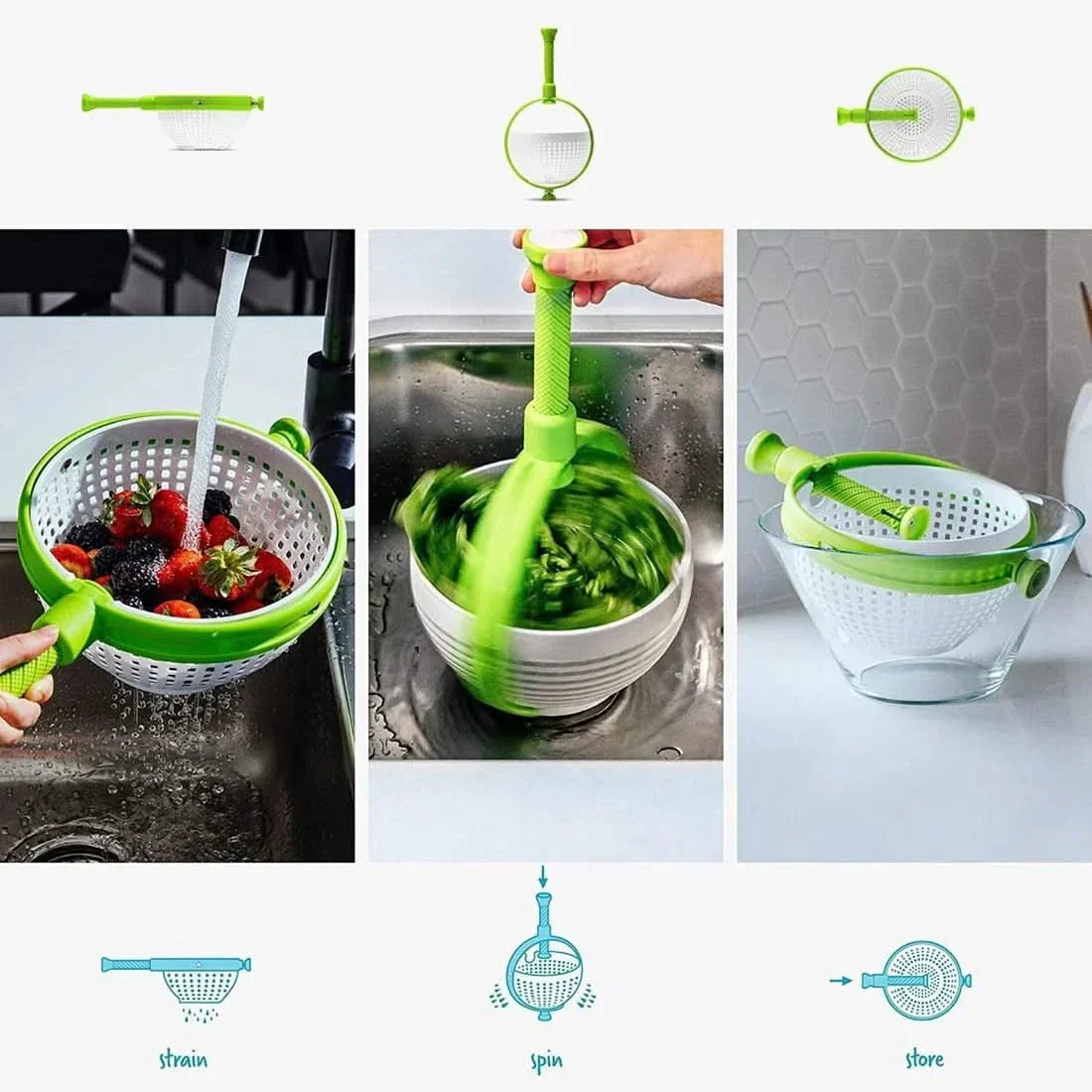 DrySpin groente- en fruitcentrifuge