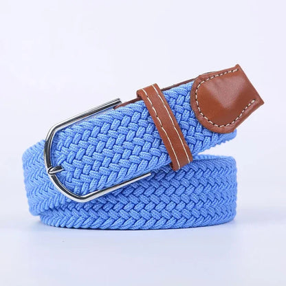 StretchBuckle elastische faux lederen riem