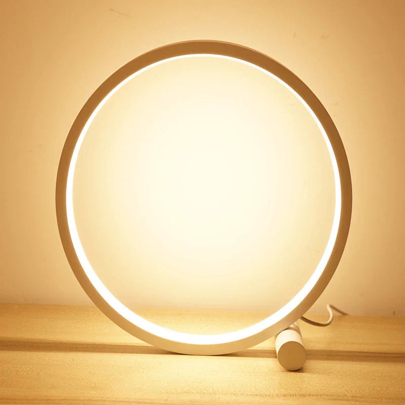 Halo cirkelvormige nachtkastlamp