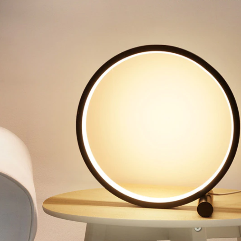 Halo cirkelvormige nachtkastlamp
