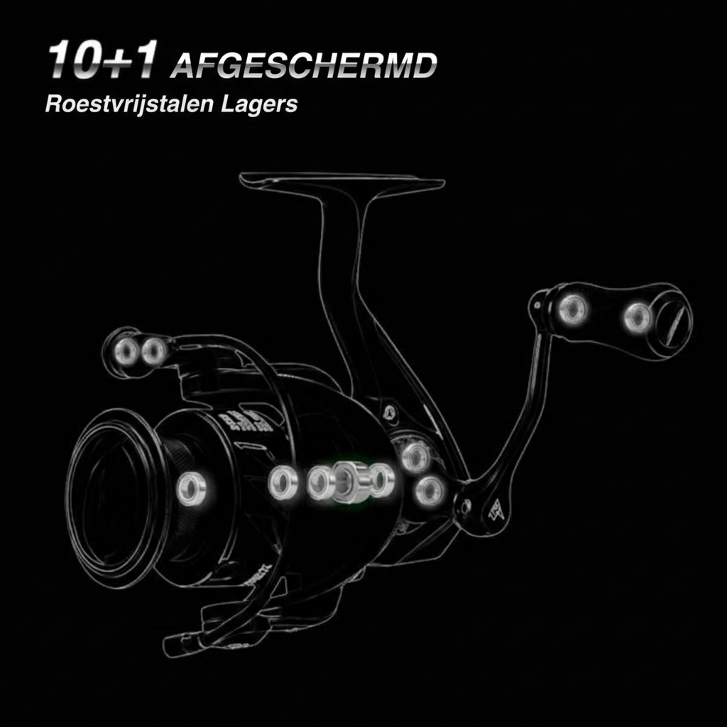 Hoge-Snelheid spinning vismolen