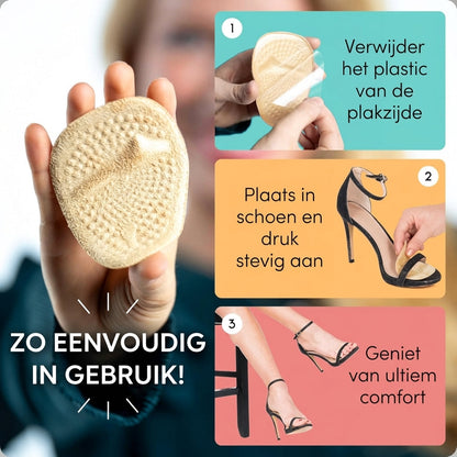 Metatarsale voetkussens voor voorvoetondersteuning