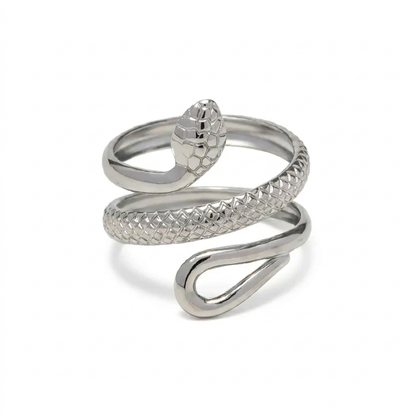 RVS Slang Ontwerp Ring