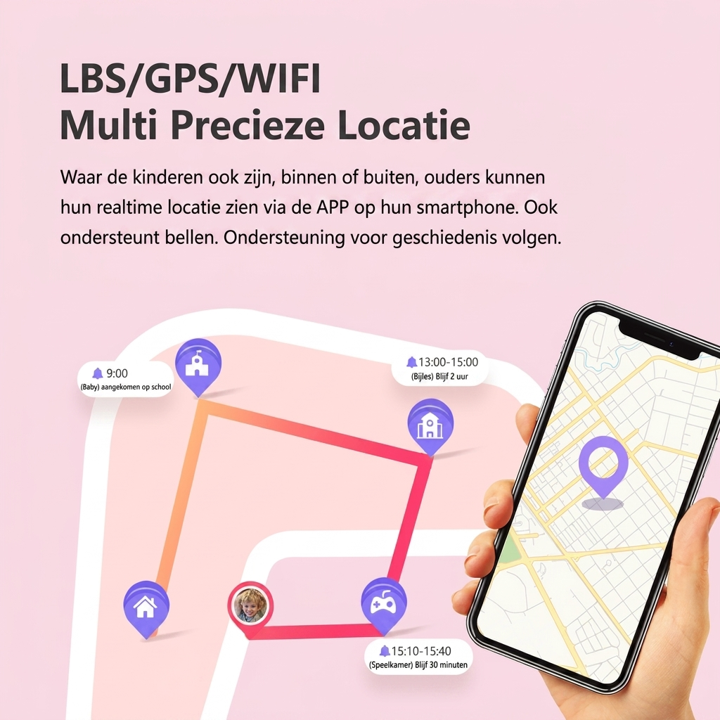 Kinderhorloge met GPS-tracking