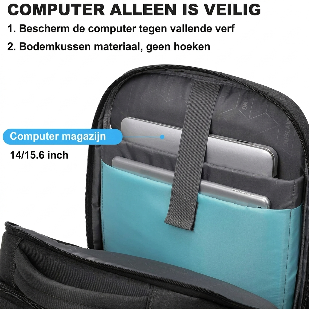 Waterdichte laptop- en reisrugzak