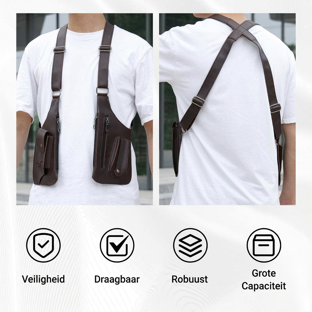 ShadowCarry Pro diefstalbestendige schoudertas