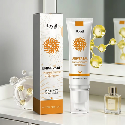 Hoygi getinte hydraterende zonnecrème SPF50+