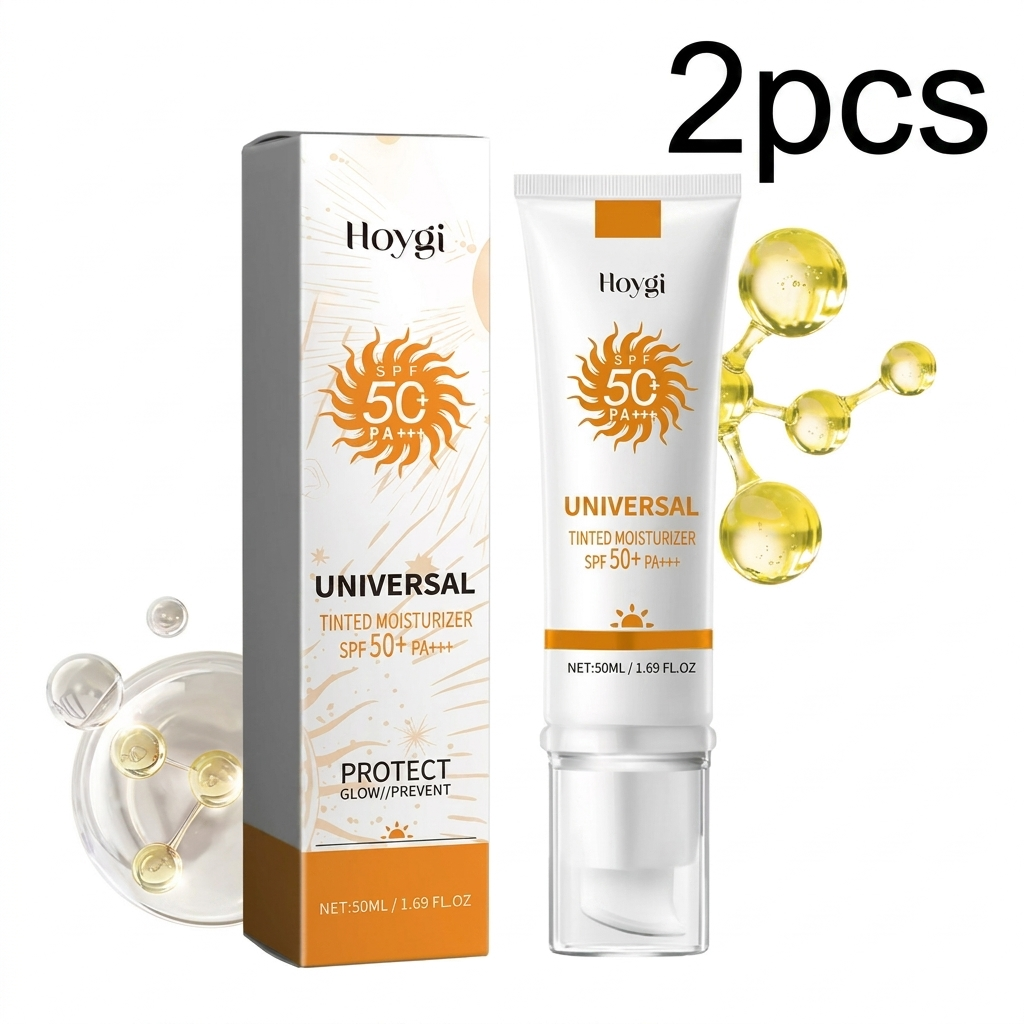 Hoygi getinte hydraterende zonnecrème SPF50+
