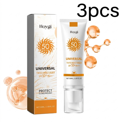 Hoygi getinte hydraterende zonnecrème SPF50+