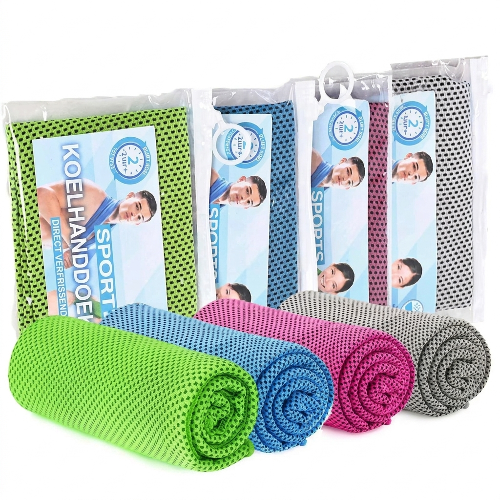 Set van 4 Verkoelende Handdoeken