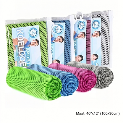 Set van 4 Verkoelende Handdoeken