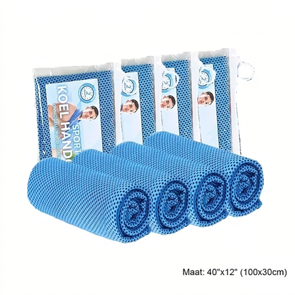 Set van 4 Verkoelende Handdoeken
