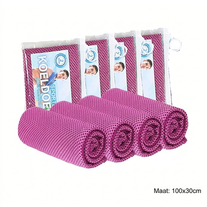 Set van 4 Verkoelende Handdoeken