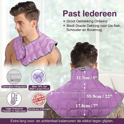 Verkoelende Gel Schouder- en Nekwrap