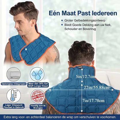 Verkoelende Gel Schouder- en Nekwrap
