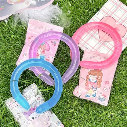 Herbruikbare koelende nekband