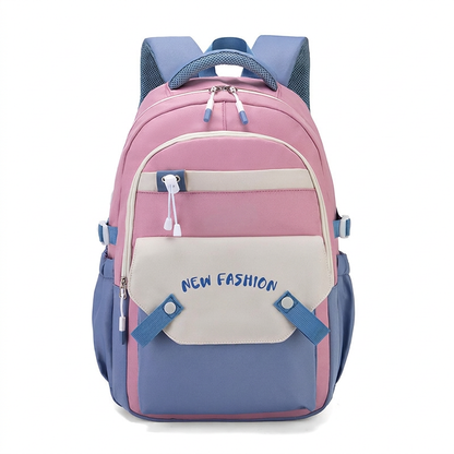 Kleurrijke Contrastkleur Schoolrugzak