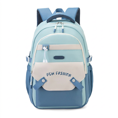 Kleurrijke Contrastkleur Schoolrugzak
