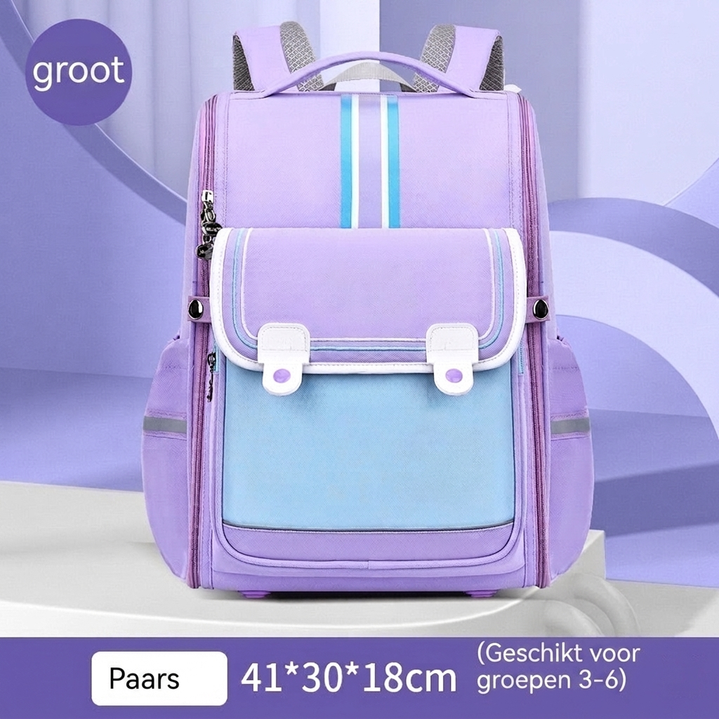 Ergonomische schoolrugzak voor meisjes